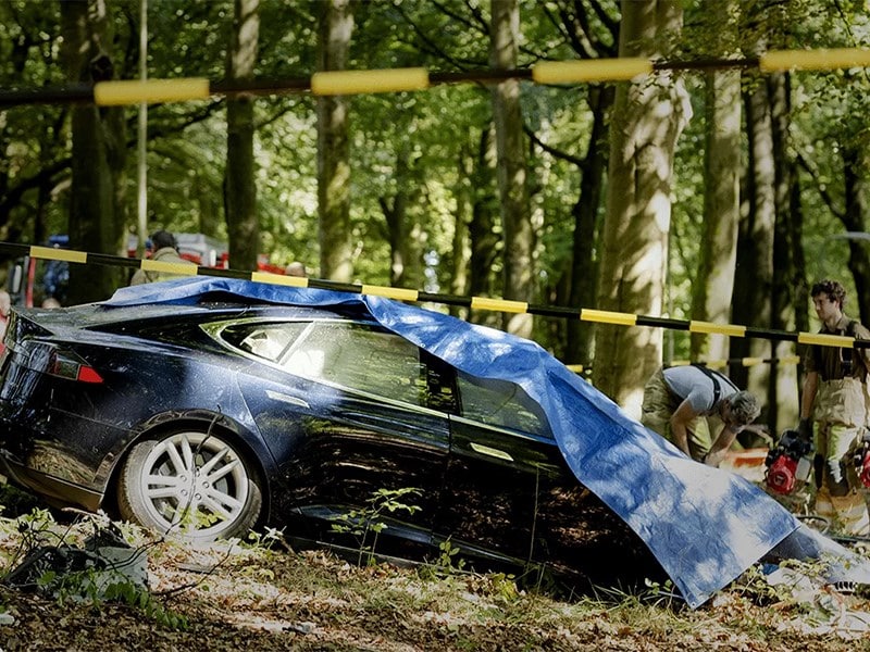 ДТП Tesla Model S
