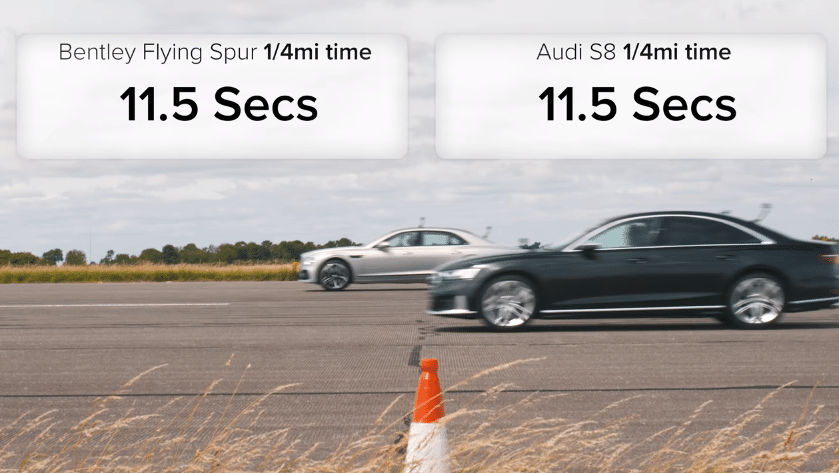 Audi S8 Bentley Flying Spur