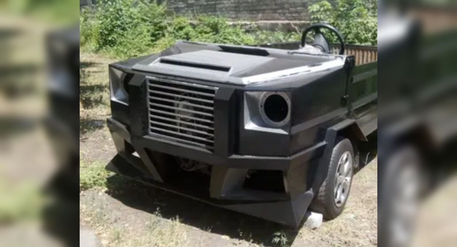 Українець спробував переробити ЛуАЗ в «Геліка», але нічого не вийшло Mercedes-Benz G-Luaz