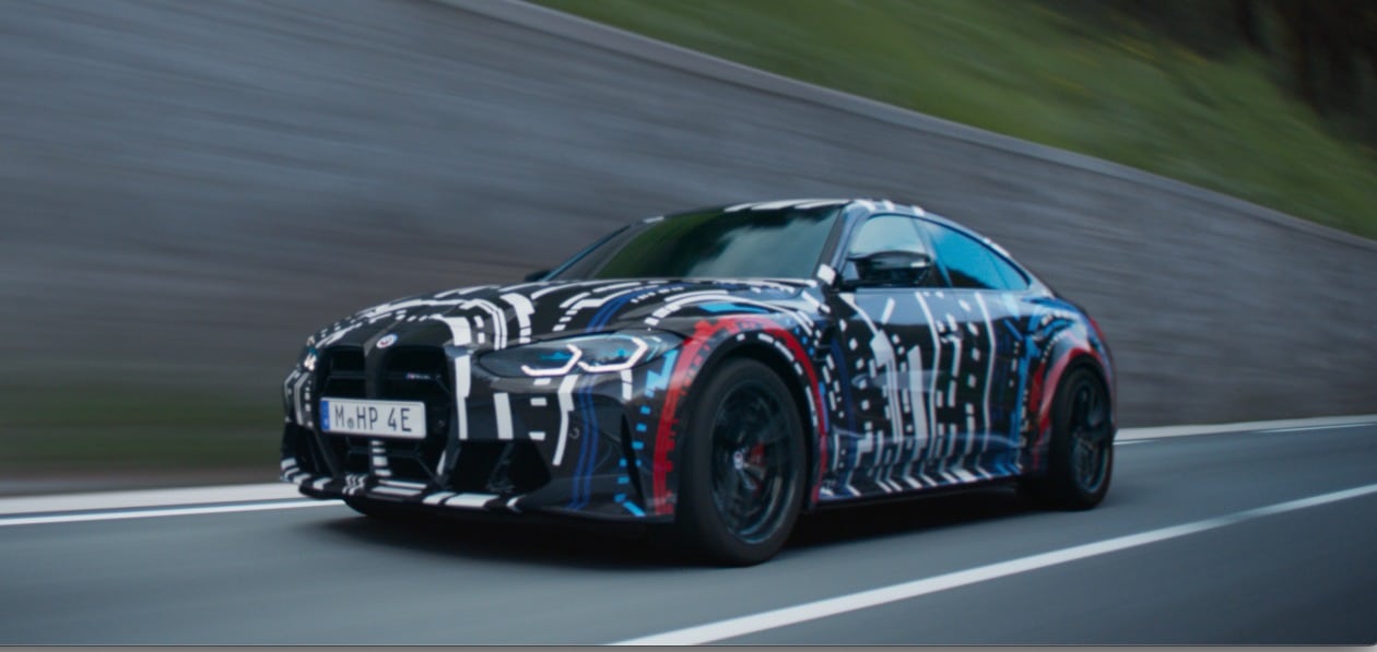 BMW тестує M-спорткар із чотирма електродвигунами BMW M