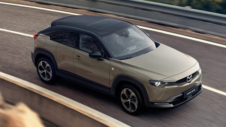 Компанія Mazda презентувала кросовер Mazda MX-30 e-Skyactiv R-EV із роторним мотором Mazda MX-30 e-Skyactiv R-EV