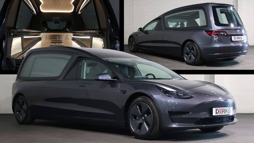 Tesla Model 3 катафалк