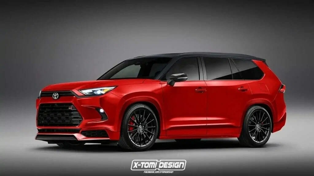 Новий кросовер Toyota GR Grand Highlander показали на дебютному фото Toyota GR Grand Highlander