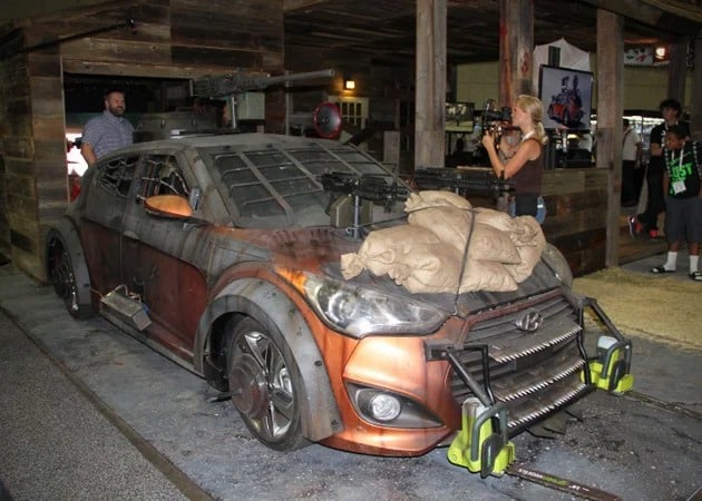 Hyundai Veloster Zombie Survival Machine