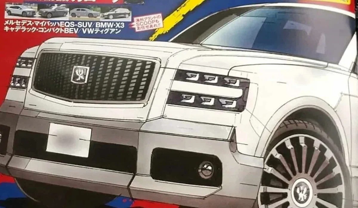 Розкішний кросовер Toyota Century виїхав на випробування: перші фото Toyota Century тест