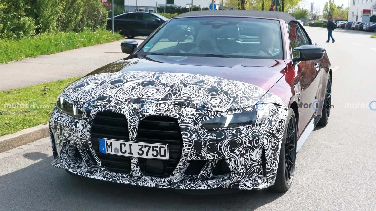 Помічено оновлене купе BMW M4 у камуфляжі, дебют очікується на початку 2024 року BMW M4 2024