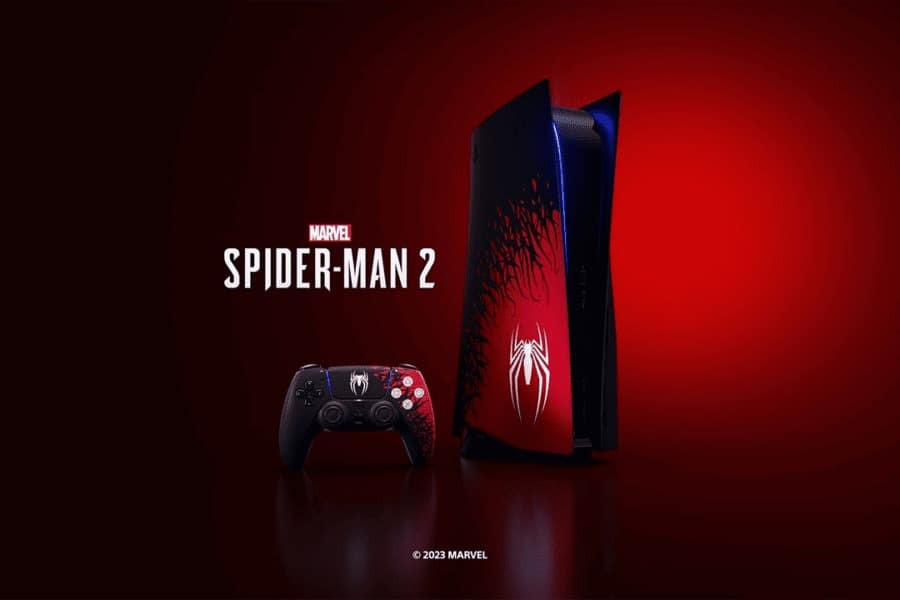 Sony презентувала нову версію PlayStation 5 у стилістиці Spider-Man 2 Sony PlayStation 5 Marvel's Spider-Man 2 Limited Edition Bundle
