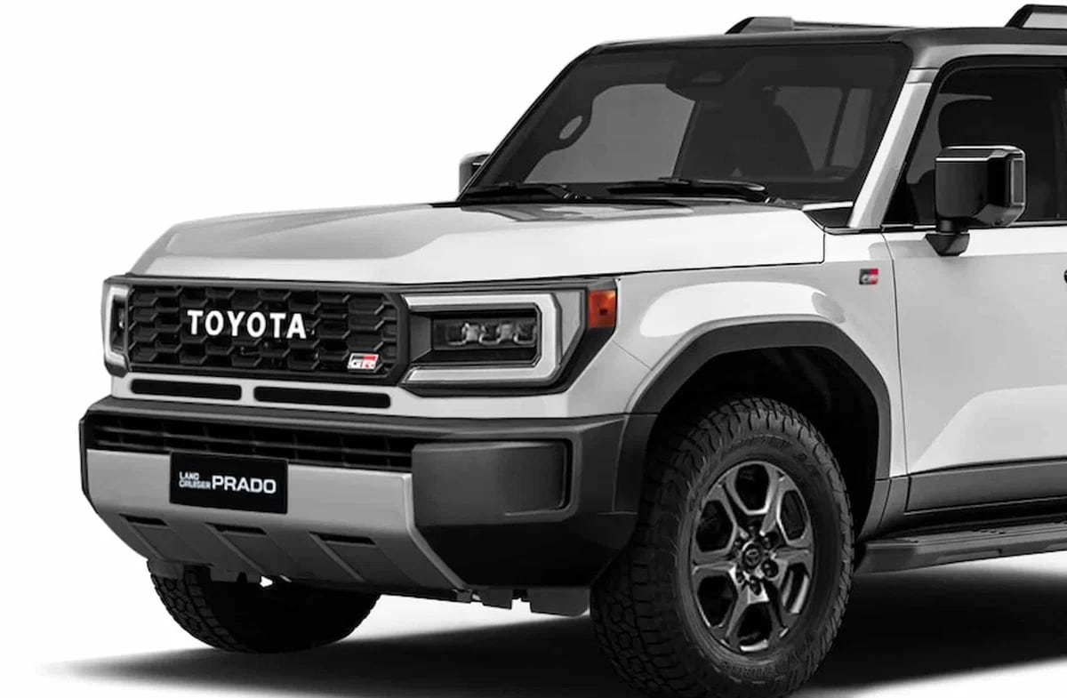 Новий Toyota Land Cruiser Prado показали в екстремальній версії GR Sport Toyota Land Cruiser Prado GR Sport