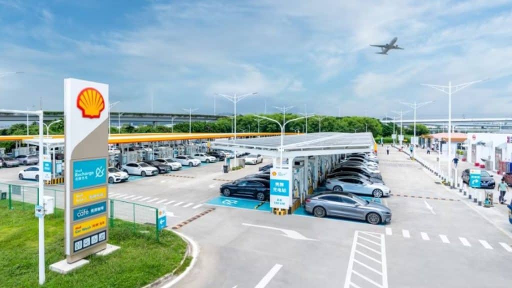 Shell зарядка електрокарів