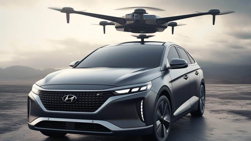 авто з дрон