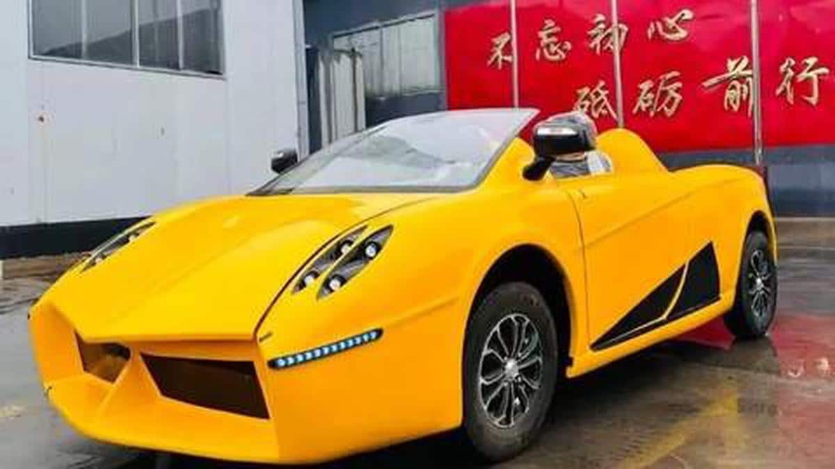 На авторинок вийшов “електричний спорткар” вартістю 4800 доларів спорткар Alibaba