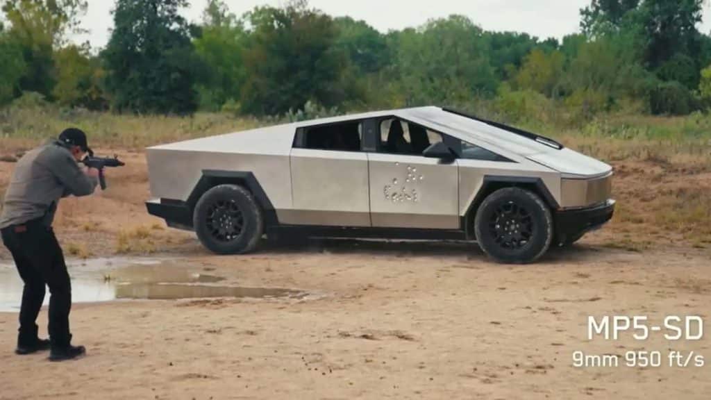 Tesla Cybertruck розстріл