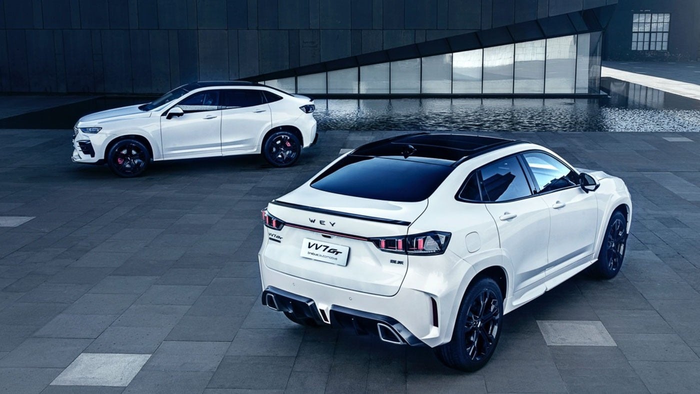2 найдорожчих автомобілі бренду Great Wall за всю історію WEY VV7 GT