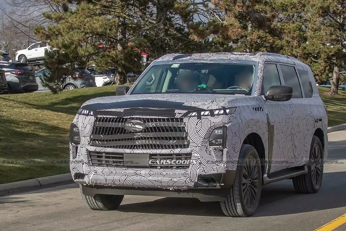 Infiniti вивела на тести точну копію концепту Infiniti QX80 2025 року Infiniti QX80 2025