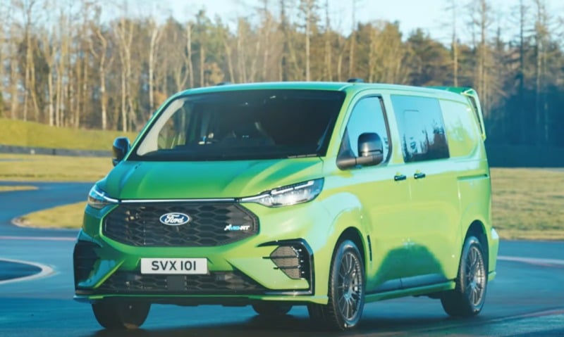 Презентовано Ford Transit Custom MS-RT потужністю 281 кінська сила Ford Transit Custom MS-RT