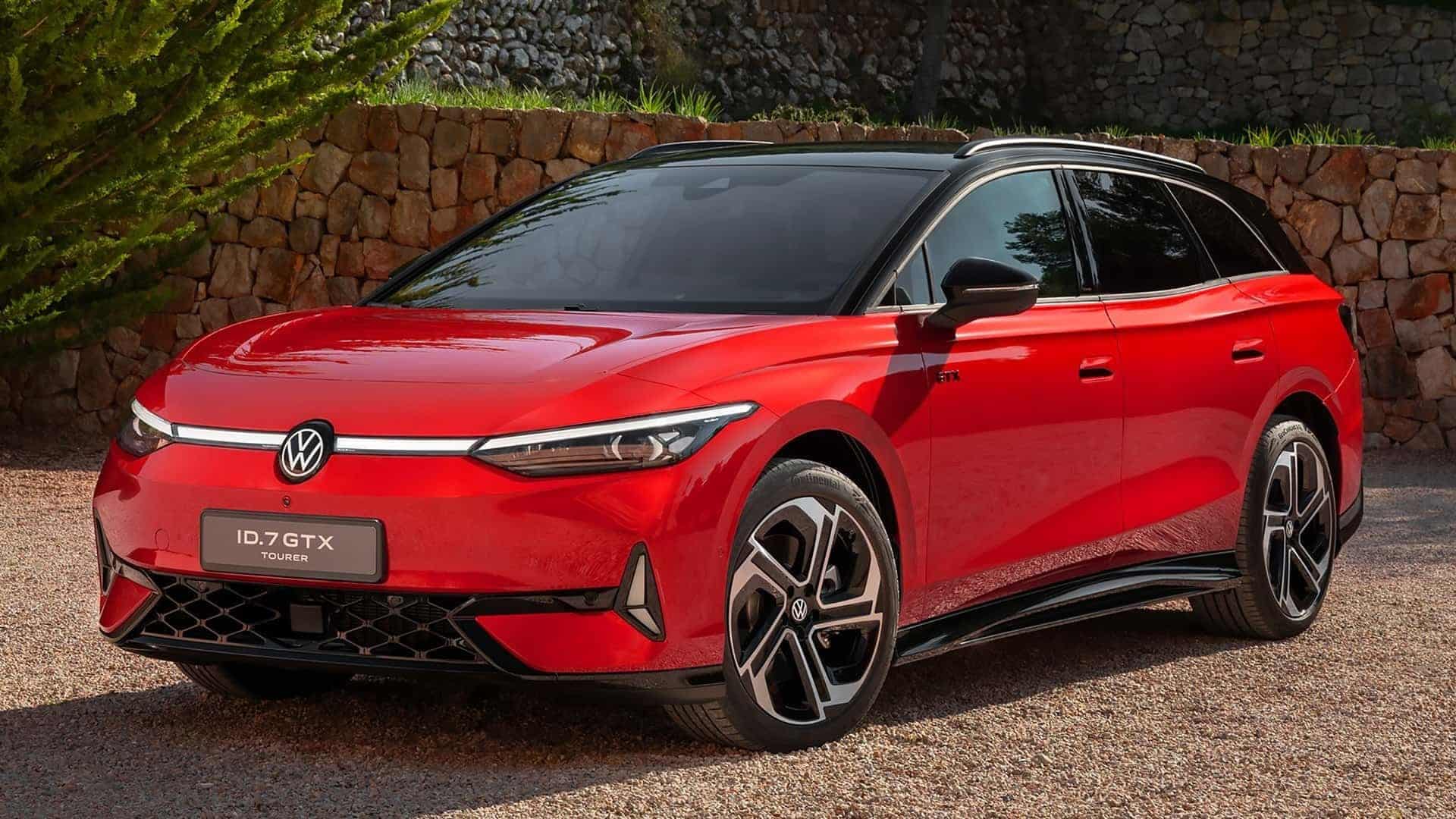 Volkswagen виведе на ринок заряджені версії електрокарів ID.7 та ID.3 Volkswagen ID.7 GTX Tourer