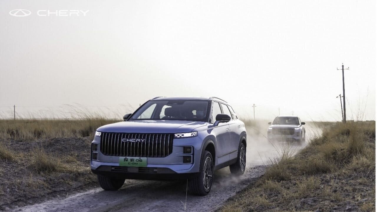 Chery випустить кросовер із запасом ходу 1300 кілометрів Chery Tansuo 06 C-DM