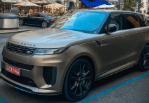 У Києві оселився найшвидший в історії Range Rover: фото Range Rover Sport SV Edition One