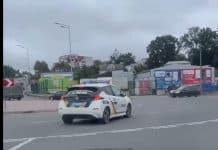 Nissan Leaf вперше помічений у лівреї поліції України Nissan Leaf