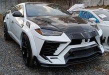 У Києві серед гаражів помітили пошкоджений автомобіль Lamborghini Urus від Mansory Lamborghini Urus Mansory
