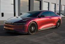 Унікальний електромобіль Lucid Air Coupe був побудований компанією West Coast Customs для Шакіла О’Ніла Lucid Air Coupe