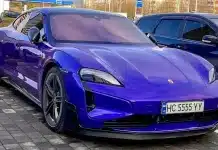 В Україні помітили найновіший 1000-сильний електромобіль Porsche за 9 мільйонів гривень (фото) Porsche Taycan Turbo GT
