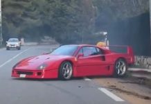 Культовий Ferrari F40 пілота Формули 1 Ландо Норріса розбили на серпантині у Монако (відео) Ferrari F40