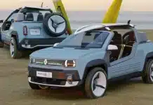 З нового бюджетного електромобіля Renault 4 E-Tech зробили пляжне багі (фото) R4 E-Tech Frog